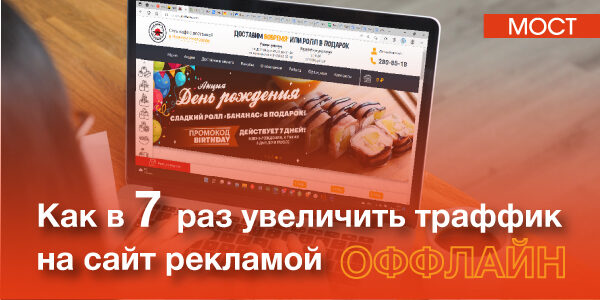 Как работает оффлайн-реклама при открытии торговой точки