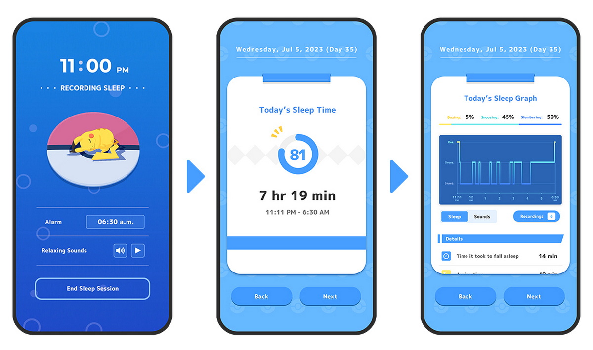 Спокойных покемонов! Pokémon Sleep хочет увести людей с улиц в постели —  ADPASS