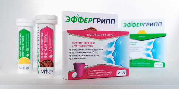 Эффергрипп&nbsp;— новый лекарственный препарат в&nbsp;портфеле Vitus Pharm