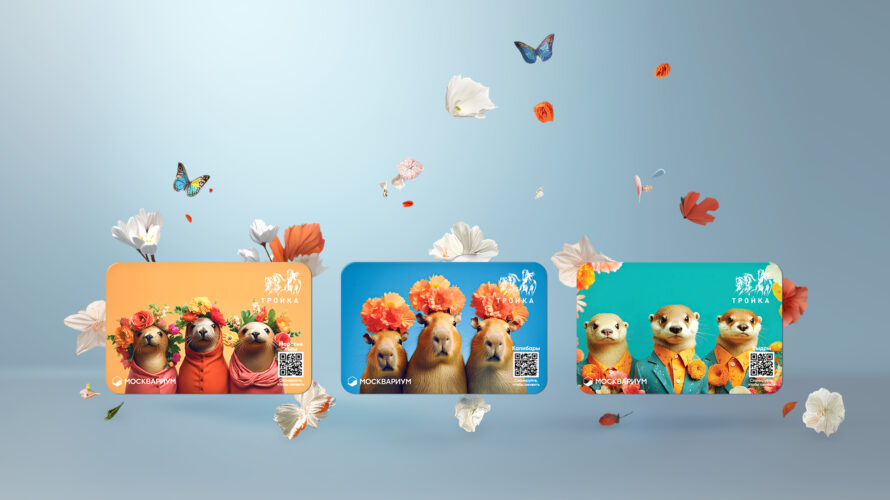 Виртуальные капибары, выдры и&nbsp;морские львы из&nbsp;«Москвариума» появились на&nbsp;улицах Москвы