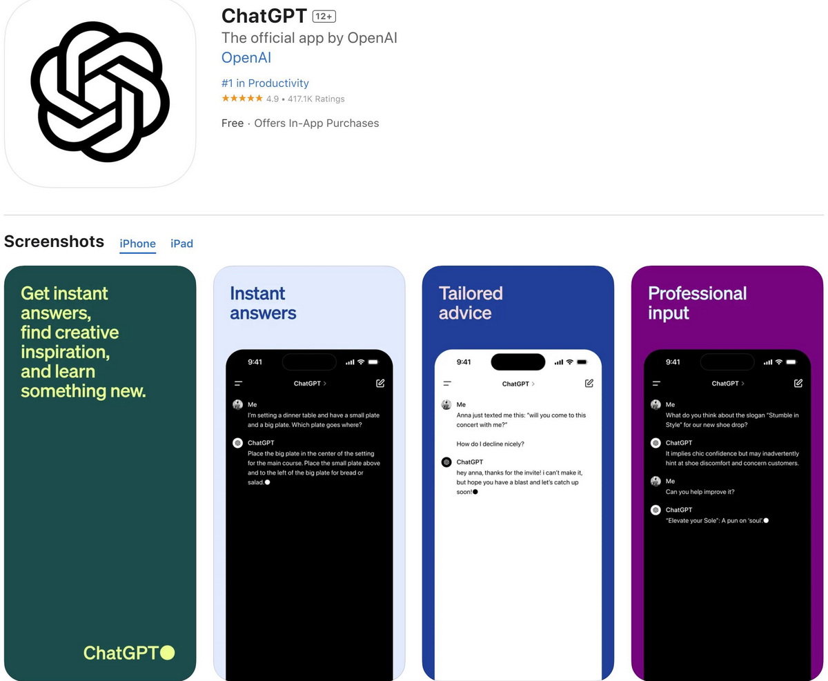 ChatGPT поделится с iPhone искусственным интеллектом: смартфон позволит  поговорить с чат-ботом — ADPASS