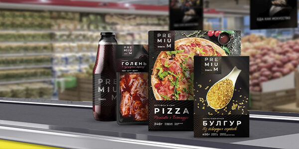 Разработка бренда премиальных товаров ЛЕНТА PREMIUM