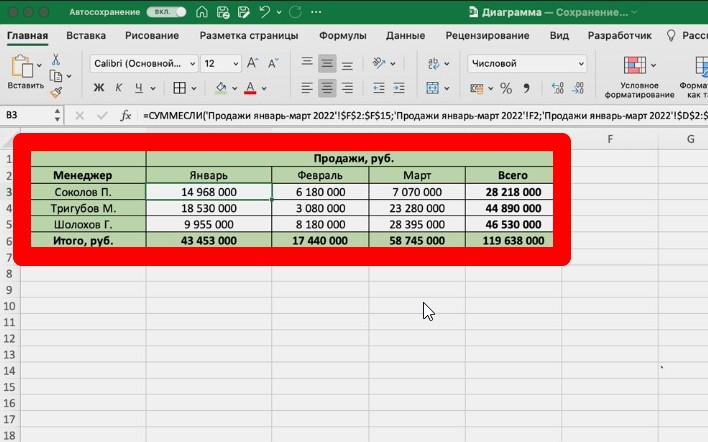 Как сделать диаграмму с процентами в Excel