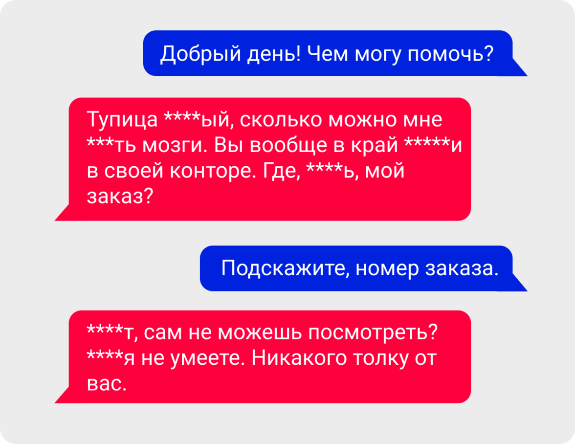 Что делать, если клиент матерится и оскорбляет сотрудников поддержки? —  ADPASS