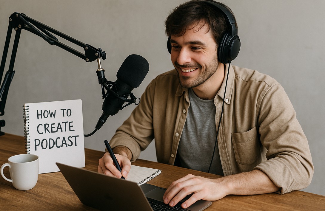 как сделать подкаст - фото
