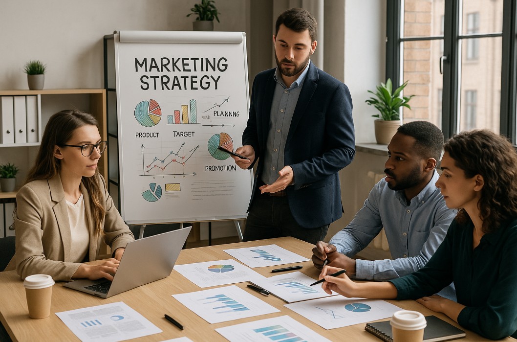 разработка маркетинговой стратегии - фото