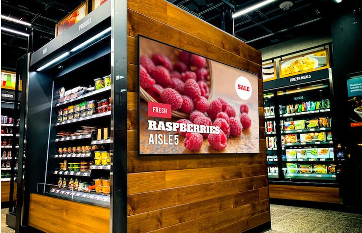 pos материалы в торговом зале - фото