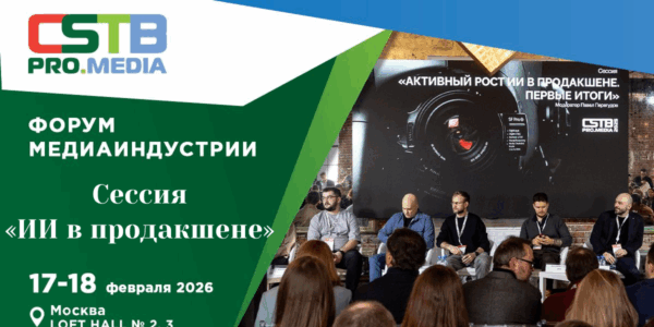 CSTB.PRO.MEDIA 2026: новая реальность кинопроизводства, как ИИ меняет продакшн