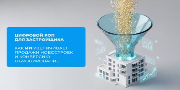 Цифровой РОП для застройщика: как ИИ увеличивает продажи и конверсию в бронирование