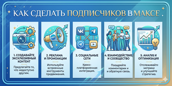 Как сделать подписчиков в Максе – 16 эффективных сервисов пиара в 2026 году