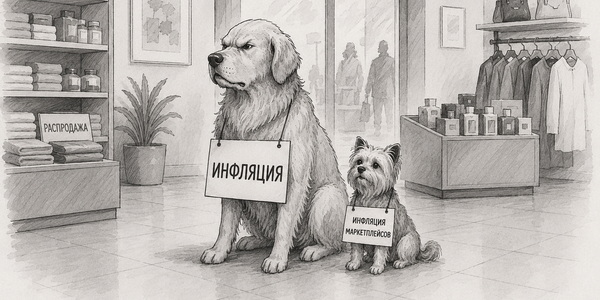 Инфляция на&nbsp;маркетплейсах ниже официальной