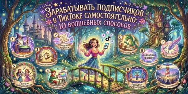 Зарабатывать подписчиков в Тик Ток самостоятельно – пошаговая стратегия и секреты быстрого старта