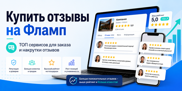 Где купить отзывы на Фламп: ТОП сервисов для заказа и накрутки отзывов