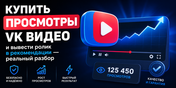 Купить просмотры VK Видео и вывести ролик в рекомендации — реальный разбор