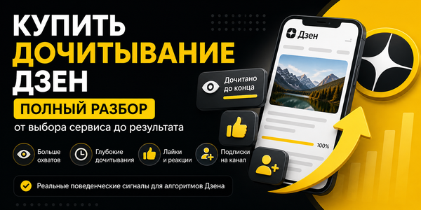 Купить дочитывание Дзен&nbsp;— полный разбор: от&nbsp;выбора сервиса до&nbsp;результата
