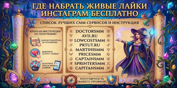 Где набрать живые лайки Инстаграм бесплатно — стратегии SMM-специалиста