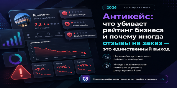Как спасти рейтинг бизнеса: почему иногда просто необходимо купить отзывы и как это сделать