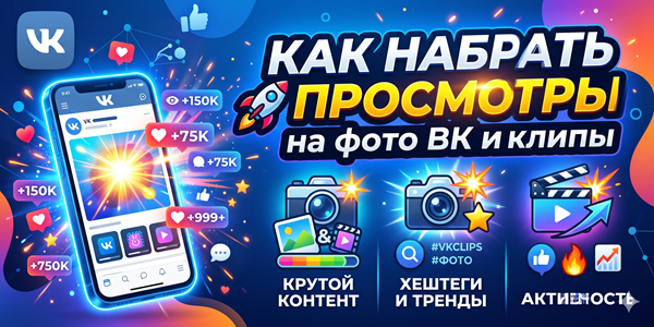 Как набрать просмотры на фото ВК и клипы – ТОП 25 лучших сервисов 2026 года