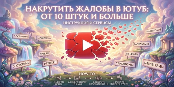 Накрутить жалобы в Ютуб от 10 штук — ТОП лучших сервисов для работы с репутацией
