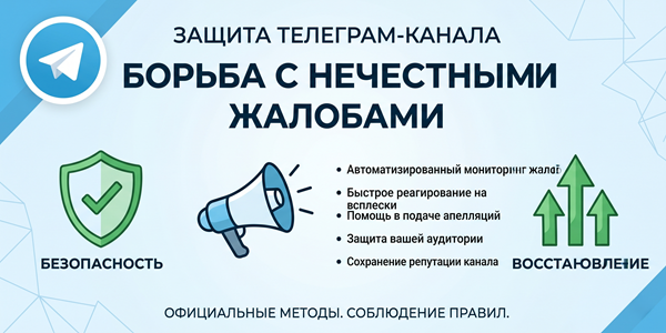 Накрутка жалоб на ТГ канал – ТОП 25 обзоров сервисов и рейтинг 2026 года