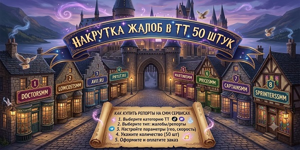 Накрутка жалоб в ТТ 50 штук и лучшие сайты для SMM специалистов