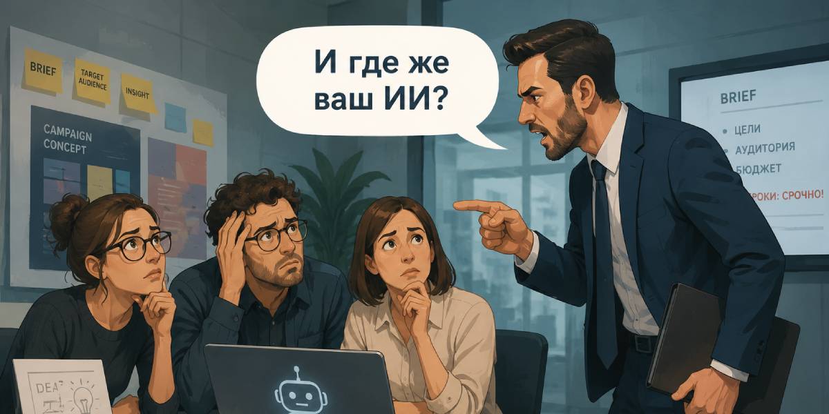 Российские агентства не продают ИИ — его требуют рекламодатели