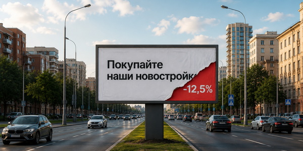 Девелоперы урезали рекламу: бюджеты на&nbsp;офлайн-продвижение сократились на&nbsp;12,5%