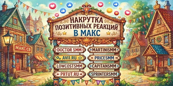 Накрутка позитивных реакций в Макс для продвижения постов — Топ лучших реакций в 2026
