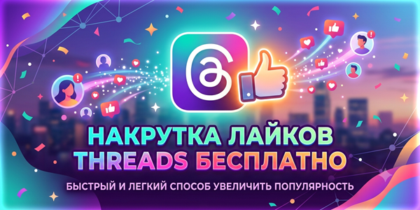 Накрутка лайков Threads бесплатно – ТОП 30 сервисов и лайфхаков СММ