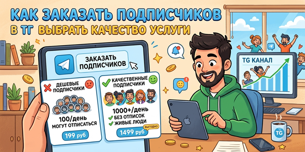 Как заказать подписчиков в ТГ и выбрать качество услуги – ТОП 30 вариантов в 2026 году