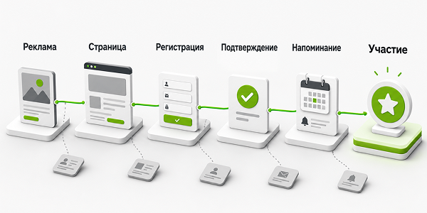Онлайн-регистрация на&nbsp;мастер-класс через&nbsp;сайт, соцсети и&nbsp;QR-код