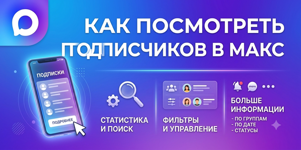 Как посмотреть подписчиков в Макс и накрутить – ТОП 30 сервисов СММ в 2026 году
