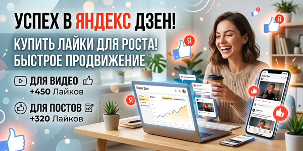 Купить лайки в Яндекс Дзен на видео и посты – ТОП 30 сервисов и инструкции по продвижению в 2026 году