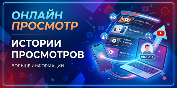 Онлайн просмотр истории просмотров в Ютуб и их набор – ТОП 30 сайтов в 2026