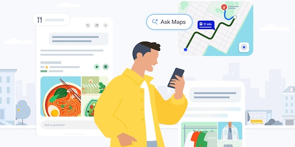 У карт Google теперь есть, что спросить