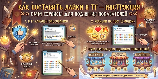 Как поставить лайки в истории ТГ — инструкция для новичков и опытных юзеров + Топ сайтов для накрутки