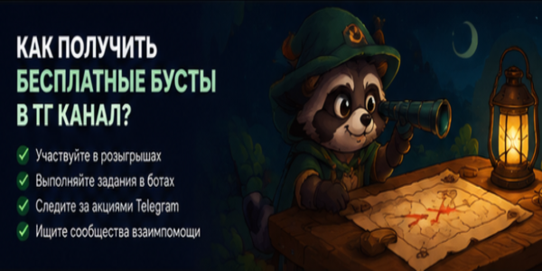 Как получить бесплатные бусты в ТГ канал – обзор 22 вариантов