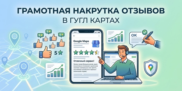 Накрутка отзывов в Гугл картах — сервисы, способы и советы