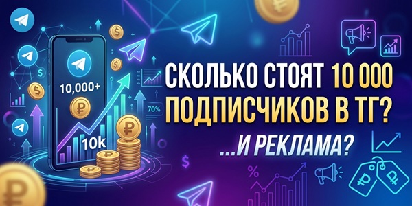 Стоимость 10000 подписчиков в ТГ и сколько стоит реклама для пиара + 20 сайтов СММ
