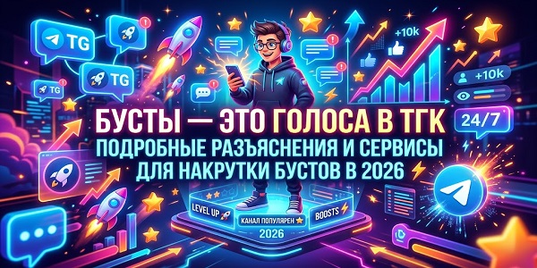 Бусты это голоса в ТГК — как быстро набрать уровни и прокачать канал + Топ смм сервисов