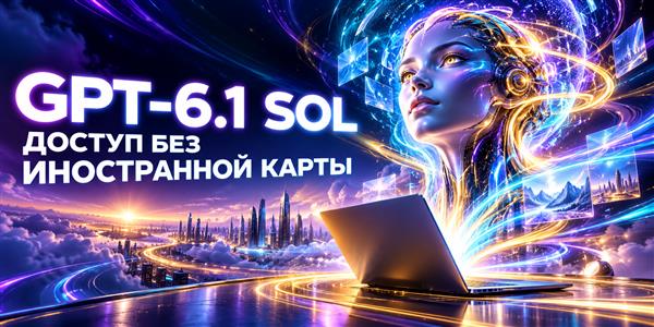 GPT-6.1 Sol: как получить доступ бесплатно без иностранной карты