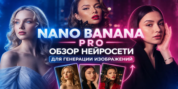 Nano Banana PRO — обзор нейросети для генерации изображений