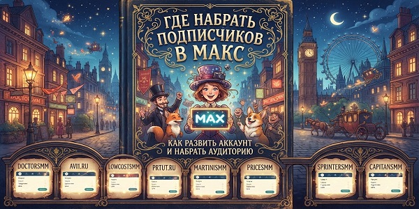 Где набрать реальных подписчиков в Макс — ответ специалиста + Смм сервисы для накрутки подписчиков