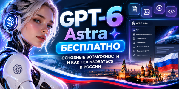 GPT-6 Astra бесплатно: основные возможности и как пользоваться в России
