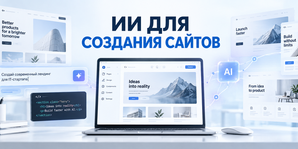 12 лучших ИИ для создания сайтов и лендингов: рейтинг нейросетей, ИИ-конструкторов и сервисов для вайбкодинга