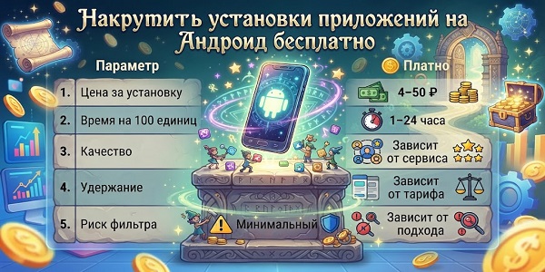 Накрутить установки приложений на Андроид бесплатно — разбираю алгоритмы стора лучшие сервисы и бесплатные методы