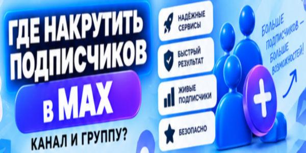 Где накрутить подписчиков в Макс канал и группу – обзор проверенных сайтов