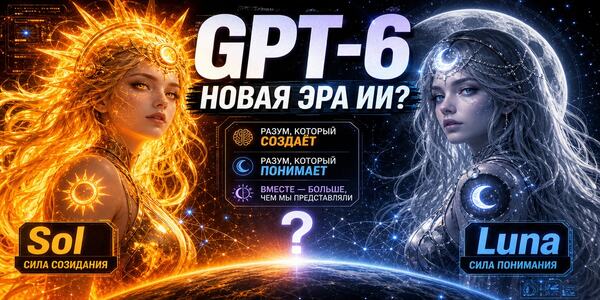 GPT-6 Sol и Luna: OpenAI приносит «интеллект Astra» в дешёвый сегмент
