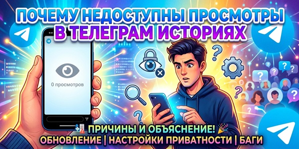 Почему недоступны просмотры в Телеграм истории – решение проблемы + ТОП сервисов для накрутки