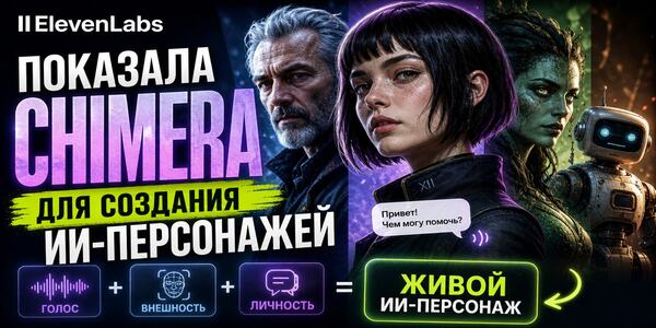 Виртуальные лица брендов: как Chimera от ElevenLabs может изменить производство рекламного контента